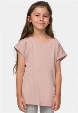 Girls' organic t-shirt with extended shoulder dukrose