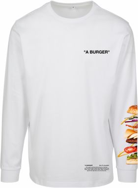 Long sleeve burger white