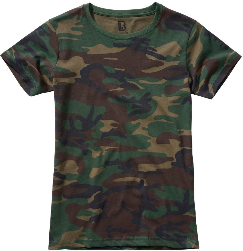 Women's T-shirt forest/camouflage