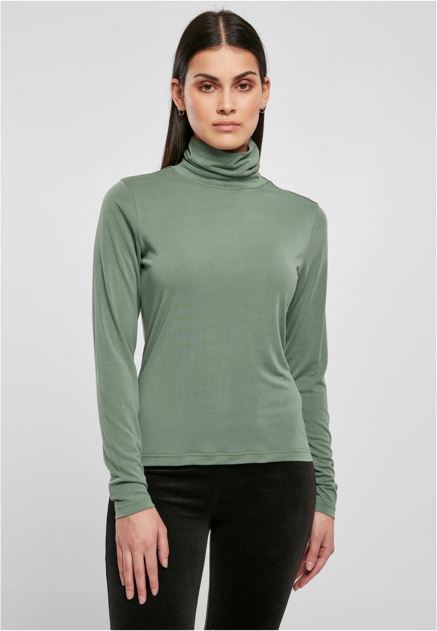 Women's Modal Turtleneck UC - Green