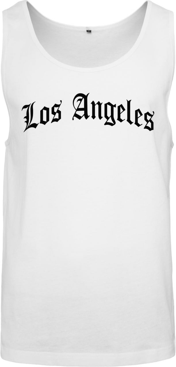 Tank top with Los Angeles lettering white