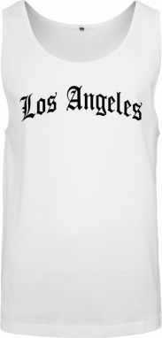 Tank top with Los Angeles lettering white