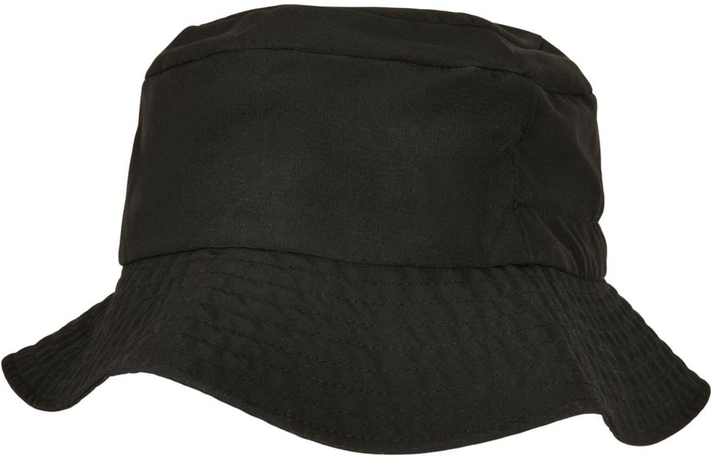 Cap with elastic adjustment bucket black