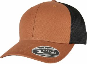 110 Structured Canvas Trucker Caramel/Black