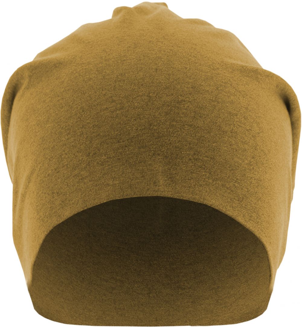 Heather Jersey Beanie Yellow