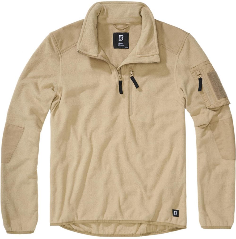 Fleece Troyer Ripstop Camel
