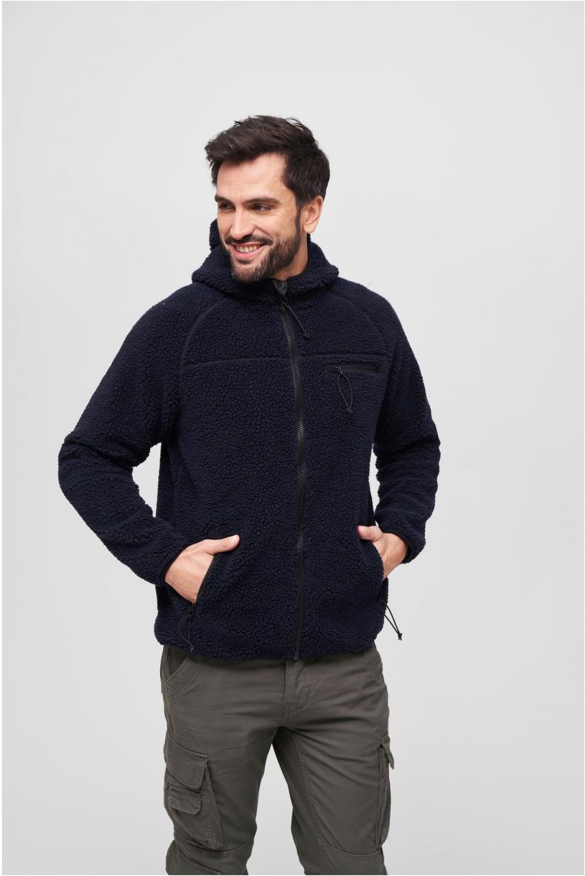 Teddyfleece robotnícka bunda námorníctvo