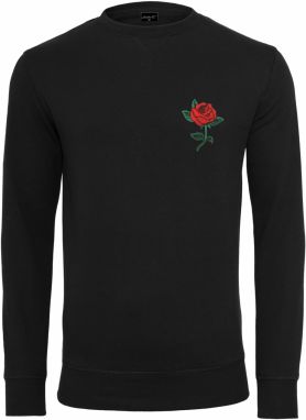 Rose Crewneck Black
