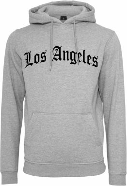 Los Angeles text Hoody heather grey