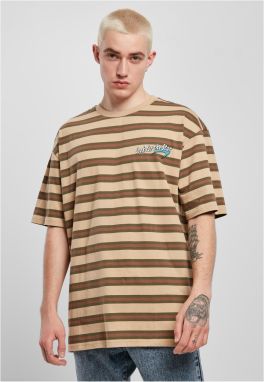 Starter Search Star Striped Oversize Union T-ShirtBeige/Darkolive/Bark