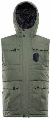 Men's vest with ptx membrane ALPINE PRO HARD olivine