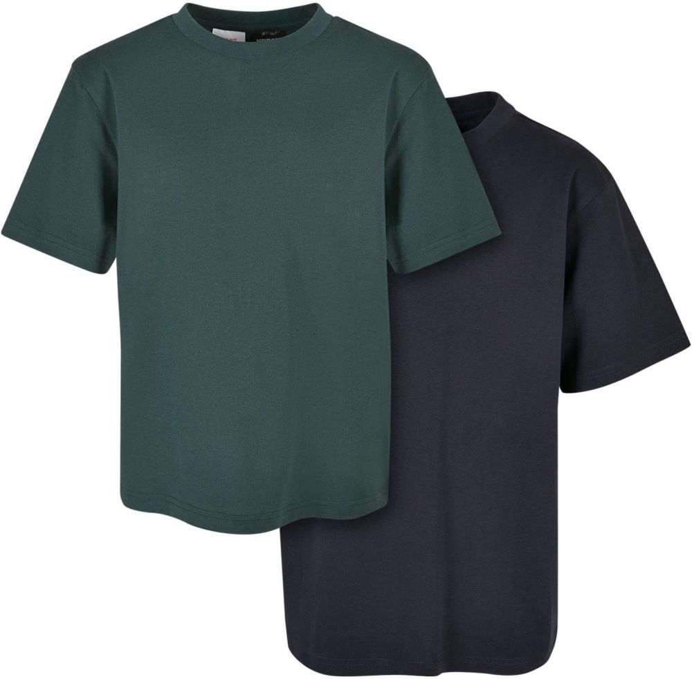 Boys Tall Tee 2-Pack navy+bottlegreen