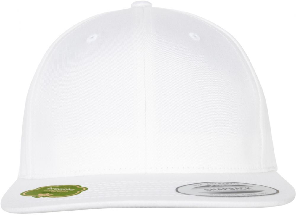 Organic Cotton Snapback White