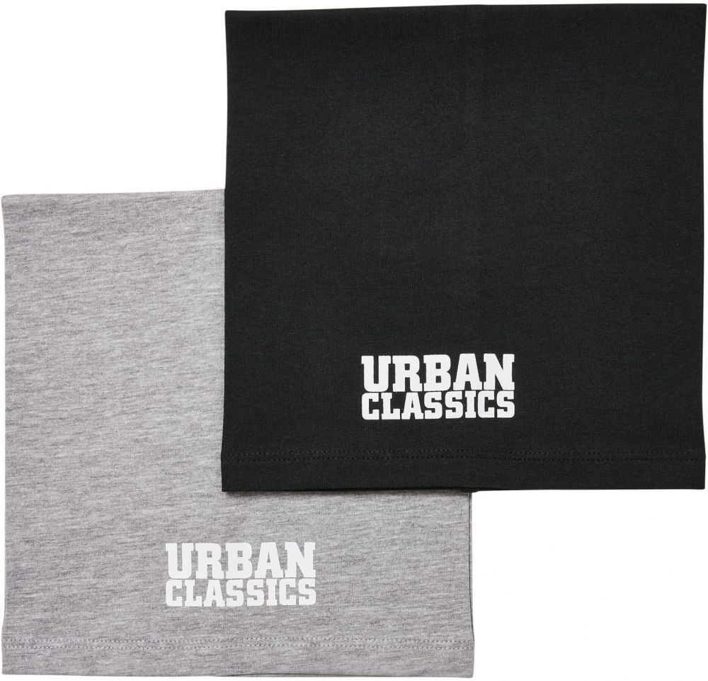 Logo Tube Scarf Kids 2-Pack Black/heathergrey