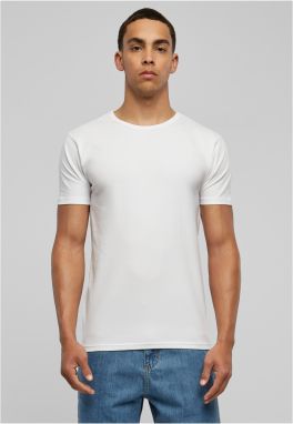 Fitted stretch T-shirt white