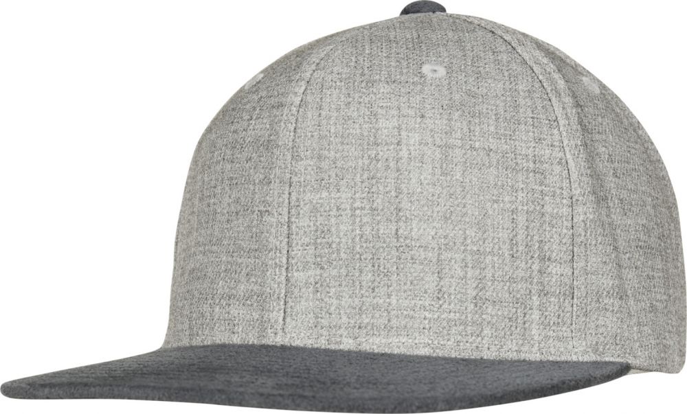 Melange Velour Snapback Sivá/Sivá