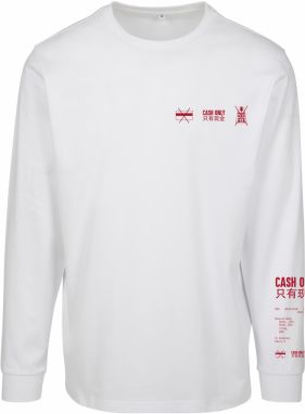 Long sleeve cash only white