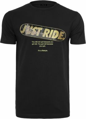 Black Just Ride T-shirt