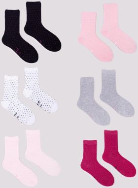 Yoclub Kids's Girls' Socks 6-Pack SKA-0128G-AA00