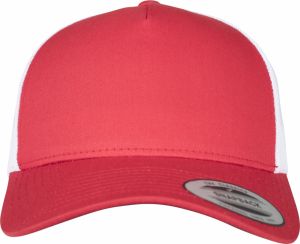 5-Panel Retro Trucker 2-Tone Cap Red/wht