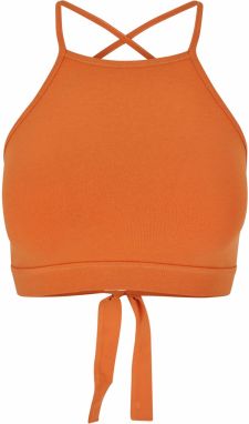 Women's triangle top vintage orange