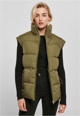 Women's Puffer Puffer Olive Vest