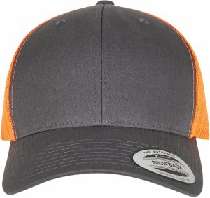 Retro Trucker 2-Tone Charcoal/Neon Orange