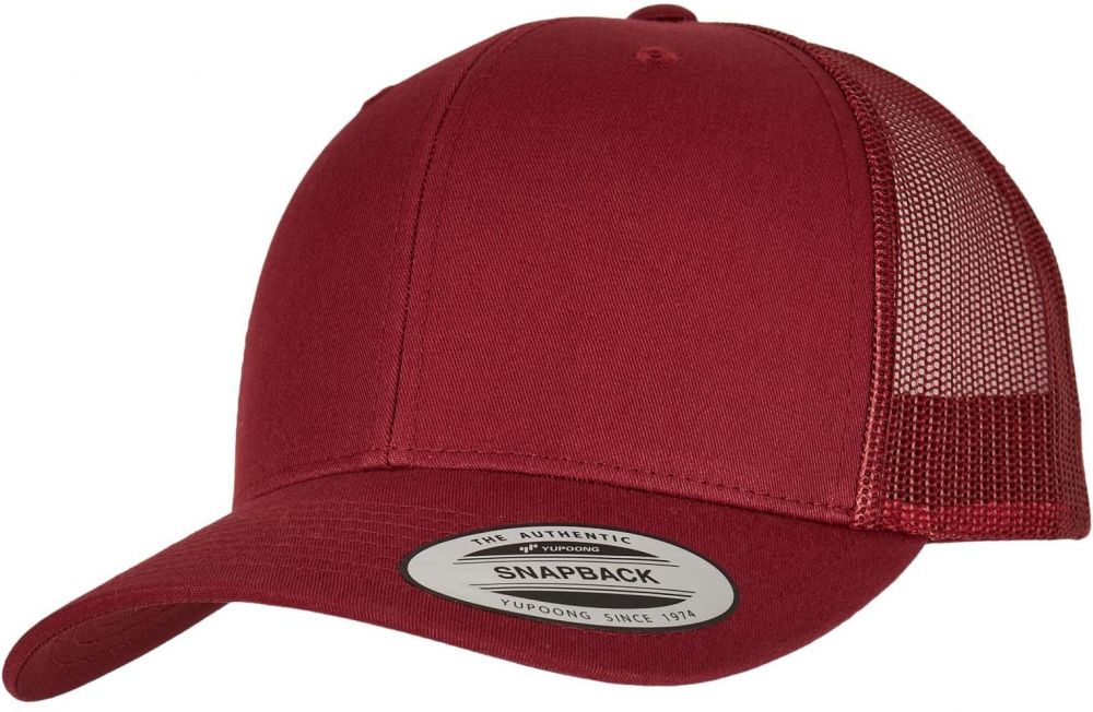 Retro Trucker Cap Cranberry