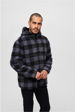Teddyfleece Worker Pullover Jacket Black/Grey