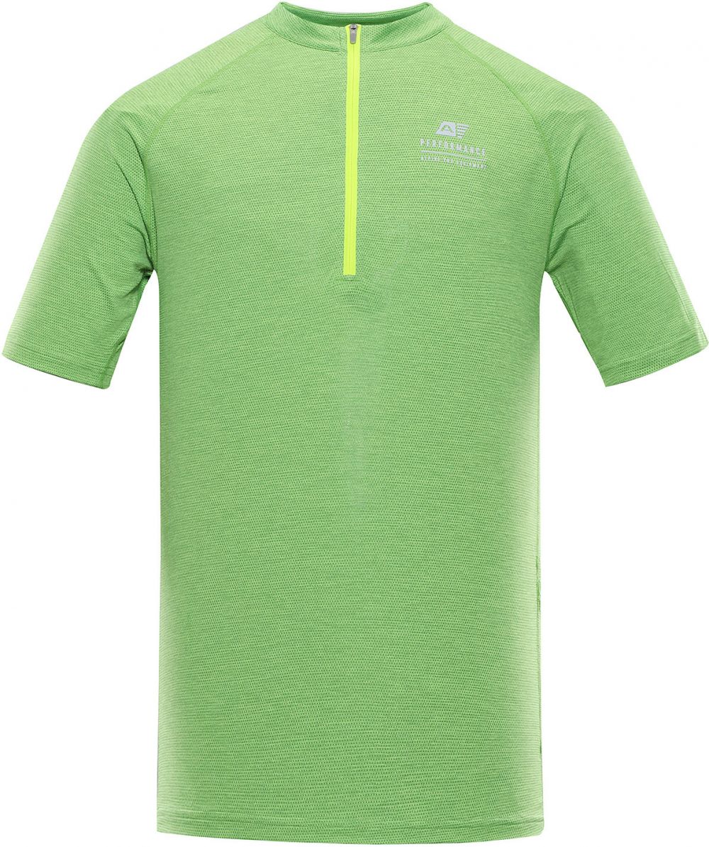 Men's quick-drying T-shirt ALPINE PRO LATTER neon safety yellow
