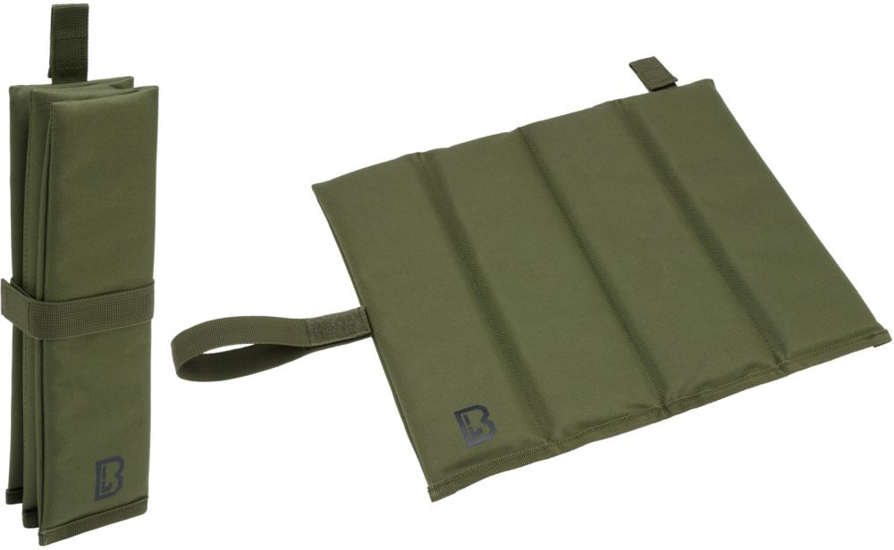 Folded seat mat olive
