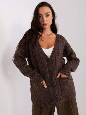 Brown cardigan