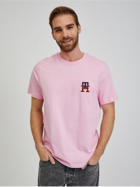 Tričká s krátkym rukávom pre mužov Tommy Hilfiger - ružová