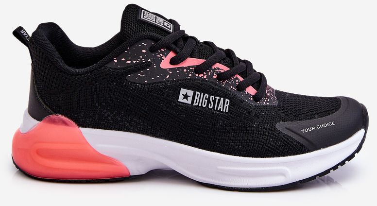 Fashion Memory Foam System Big Star Sport Shoes LL274318 Black