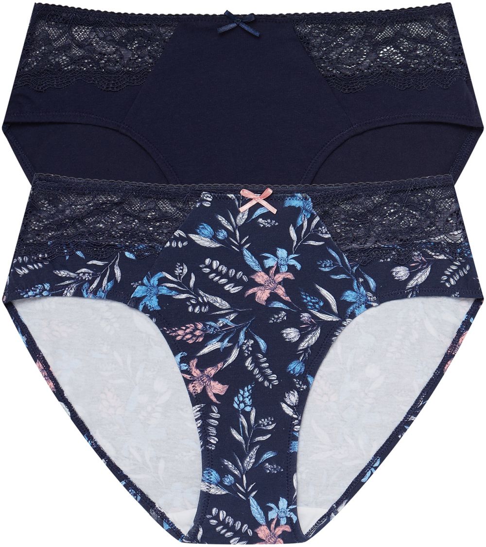 Hally 2-pack of briefs 39889-K003 Navy blue