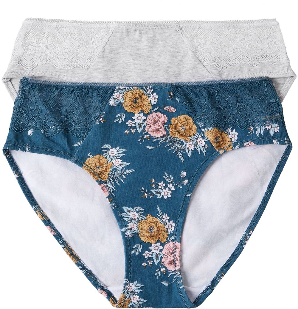 Hally 2-pack of briefs 39889-K005 Green-gray