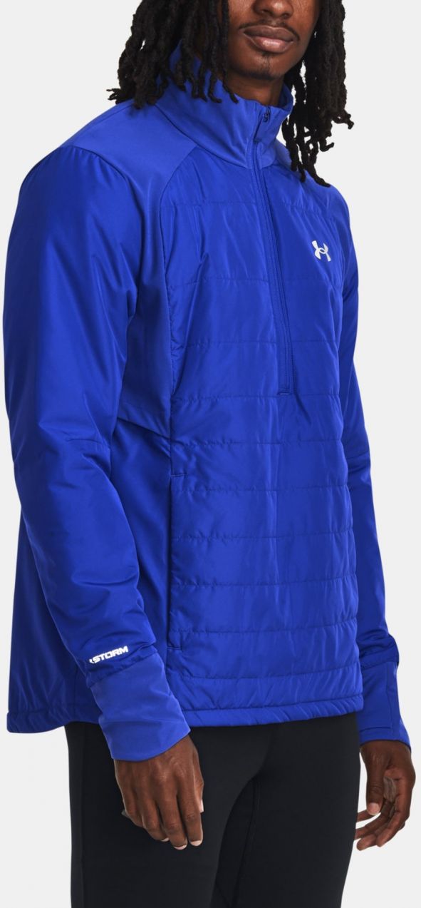 Modrá športová bunda Under Armour UA STRM SESSION RUN HZ JKT