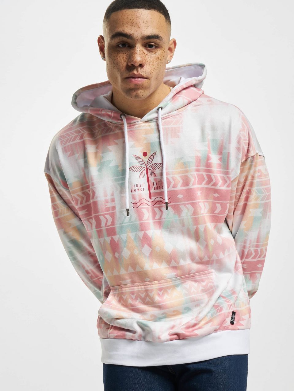 Men's Pocosol Hoody Patterned/White Sweatshirt