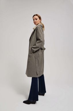 Coat with belt