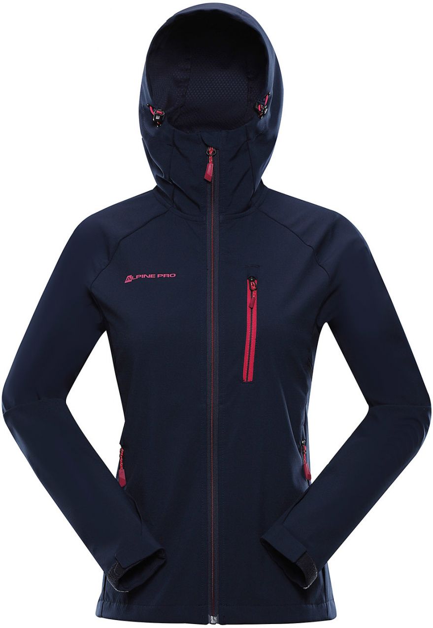 Women's softshell jacket with membrane ALPINE PRO ZORRA mood indigo