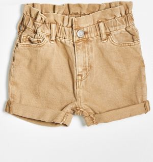 Béžové dievčenské šortky GAP kaki mom