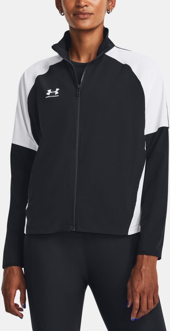 Čierna športová bunda Under Armour UA W's Ch. Pre Track Jacket