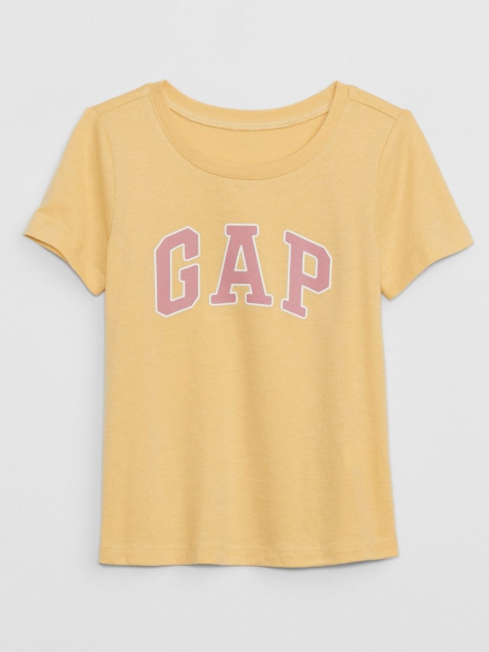 Žlté dievčenské tričko s logom GAP