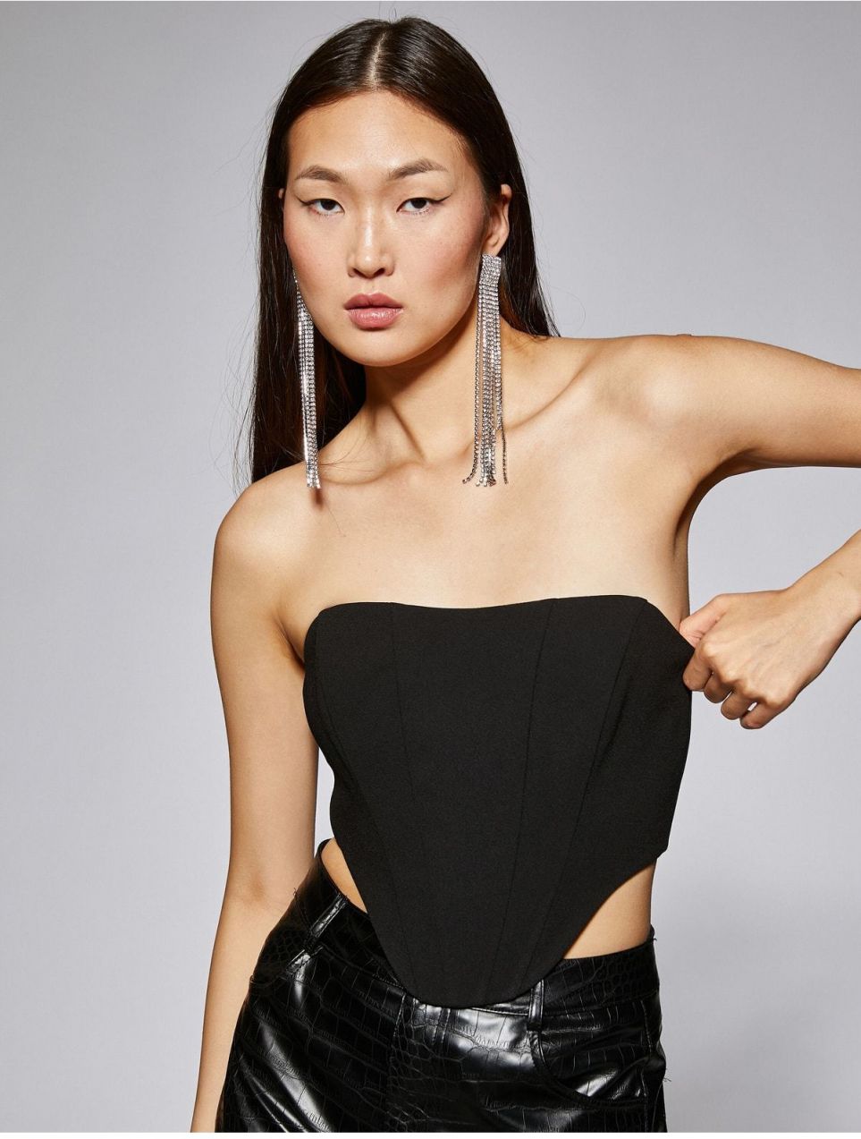 Koton korzet bustier bez ramienok