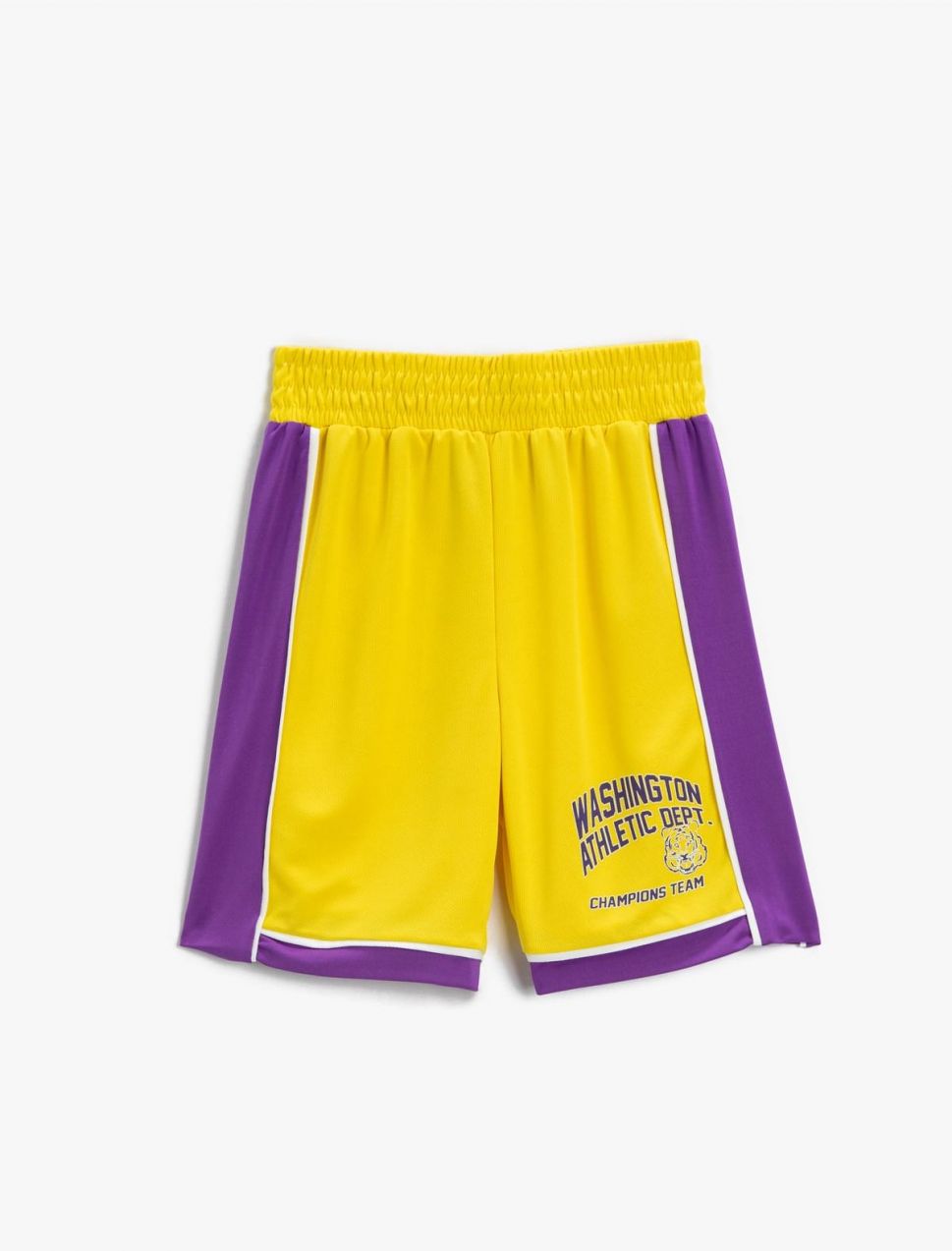 Koton basketbalové šortky s elastickým pásom a potlačou