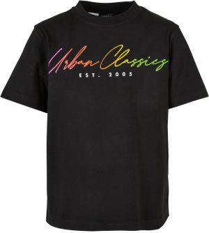 Boys Script Logo T-Shirt Black
