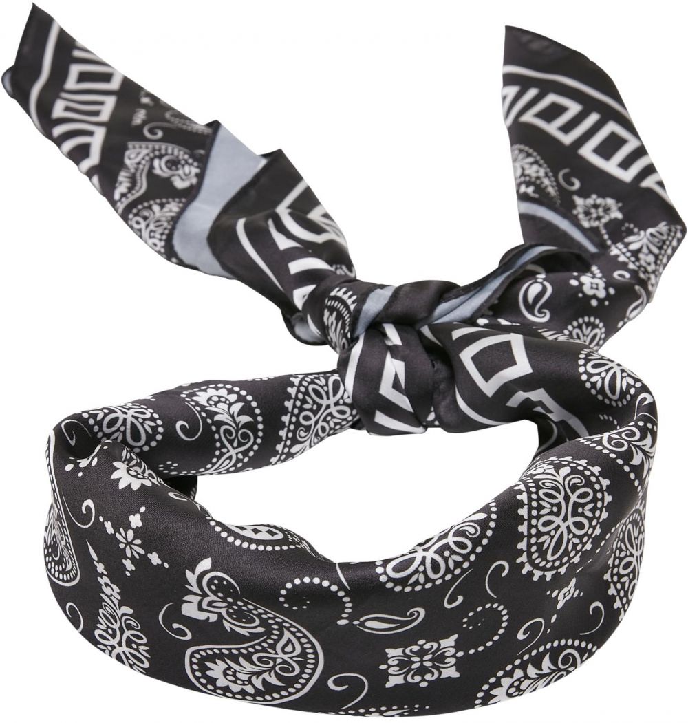 Big Pattern Bandana Black Bandana aop