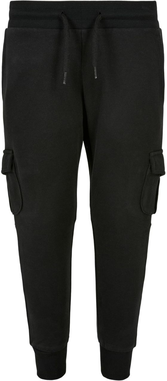 Fitted Cargo Boys' Sweatpants - Black