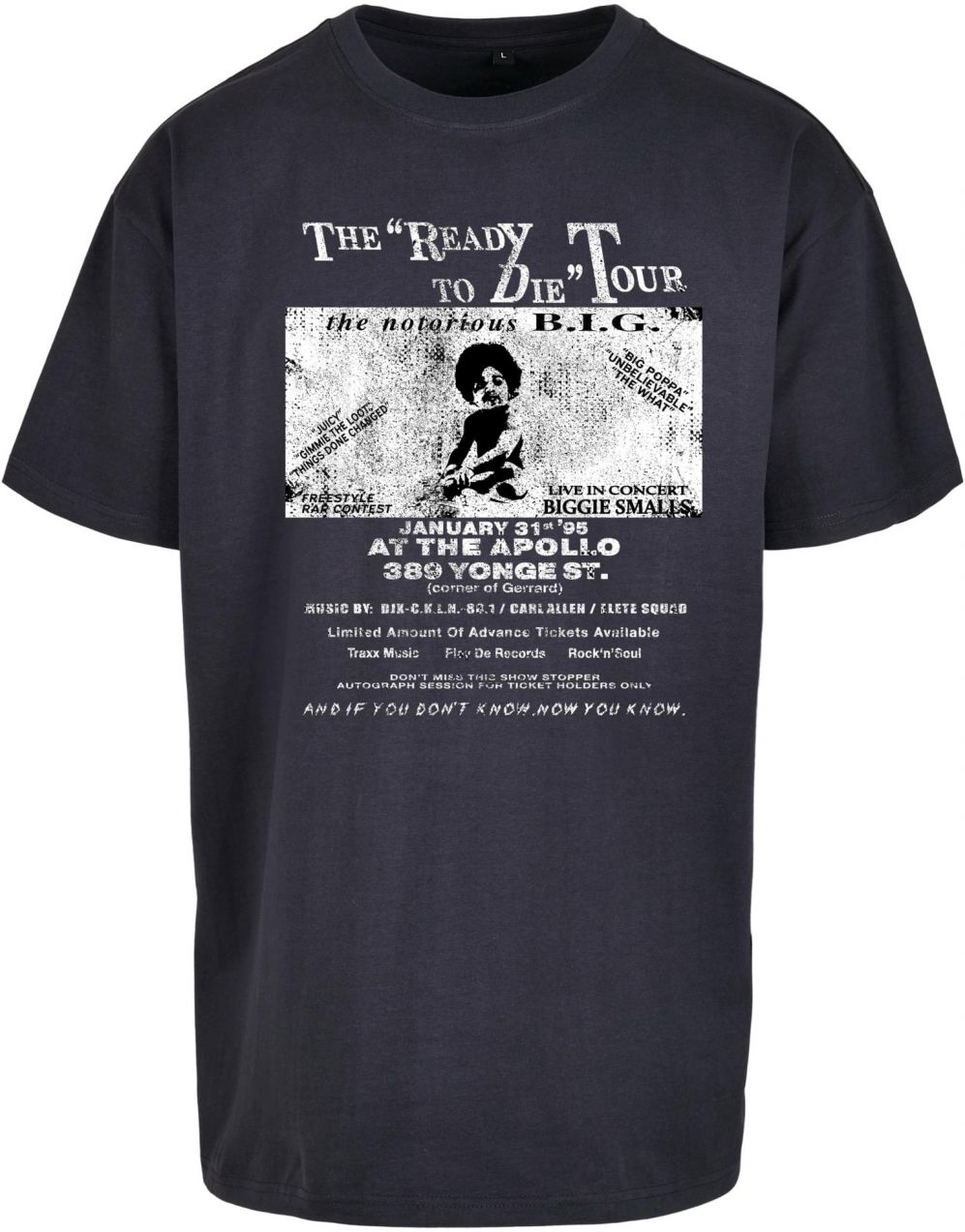 Biggie Tour Tee Navy