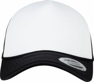 Foam Trucker Cap Curved Visor blk/wht/blk